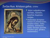 Ekspresionizmo bruožai Jurgio Savickio novelėje „Vagis“ 16 puslapis