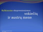 Ekspresionizmo bruožai Jurgio Savickio novelėje „Vagis“ 6 puslapis