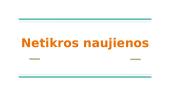 Netikros naujienos