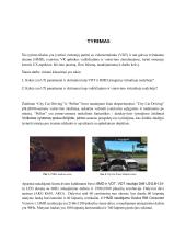 Naudotojo patirtis vaikščiojimo ir vairavimo simuliavime virtualioje realybėje 4 puslapis