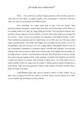 Ko moko savo vaikus tėvai