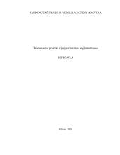 Teroro akto grėsmė ir jo įtvirtinimas reglamentuose