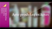 Ką rodo maisto produktų etiketė 12 puslapis