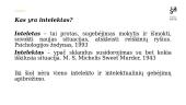 Intelektas - kas tai? 2 puslapis