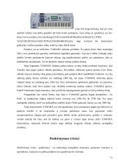 Prekės analizė pagal 4P modelį: "Yamaha" muzikos instrumentai 11 puslapis