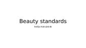 Beauty standards