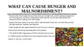 Malnourishment and hunger 3 puslapis