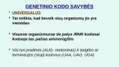 Genas. Genetinis kodas 8 puslapis