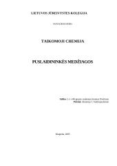 Puslaidininkės medžiagos