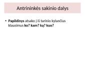 Sakinio dalių kartojimas 7 puslapis