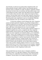 Sofoklis ,,Antigonė". Aprašymas 2 puslapis