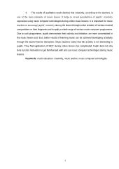 5-8 klasių mokinių kūrybiškumo raiška, naudojant muzikines kompiuterines technologijas Covid-19 metu 6 puslapis