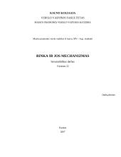 Rinka ir jos mechanizmas