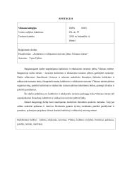 Kultūrinio ir edukacinio turizmo plėtra Vilniaus mieste 2 puslapis