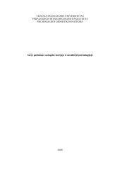 Savęs pažinimas saviugdos teorijoje ir socialinėje psichologijoje