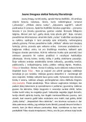 Jauno žmogaus siekiai lietuvių literatūroje