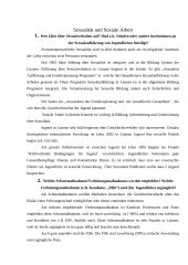 Sexualität und Soziale Arbeit