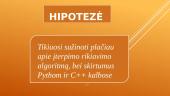 Įterpimo rikiavimo algoritmo palyginimas skirtingose programavimo kalbose 5 puslapis