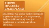 Įterpimo rikiavimo algoritmo palyginimas skirtingose programavimo kalbose 7 puslapis
