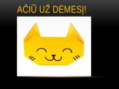 Origami menas 10 puslapis