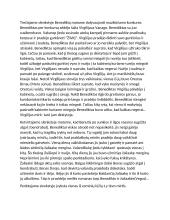 Užklasinis skaitymas: "Benedikto slenksčiai" 2 puslapis