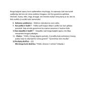 Užklasinis skaitymas: "Benedikto slenksčiai" 3 puslapis