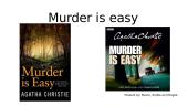Knyga angliškai "Murder is easy"