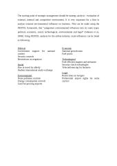 Strategic planning and its influences: low-cost airlines 2 puslapis