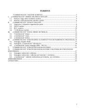 Strateginis valdymas ir prognozavimas. Išorės analizė kompanijos: "Communicate" 2 puslapis