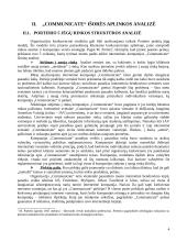 Strateginis valdymas ir prognozavimas. Išorės analizė kompanijos: "Communicate" 4 puslapis