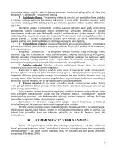 Strateginis valdymas ir prognozavimas. Išorės analizė kompanijos: "Communicate" 7 puslapis