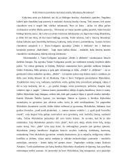 Koks lietuvio paveikslas kuriamas įvairių laikotarpių literatūroje?