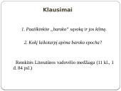 Klausimai iš baroko 5 puslapis