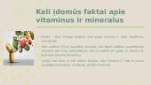 Vitaminai ir maisto papildai. Jų nauda ir žala žmogui 18 puslapis