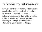Viljamas Šekspyras - anglų rašytojas, poetas, dramaturgas 6 puslapis