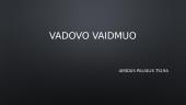 Vadovo vaidmuo