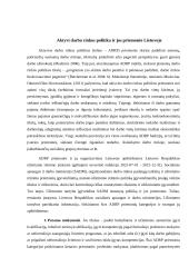 Lietuvos darbo rinkos politikos priemonių analizė 4 puslapis