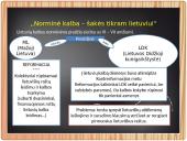 Gimtoji kalba - didelė garbė ir didelis įsipareigojimas. Apie kalbos norminimą nuo M. Mažvydo iki mūsų... 4 puslapis