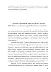 Lietuvos automobilių kelių tinklas, jo plėtros tendencijos ir ypatybės 13 puslapis
