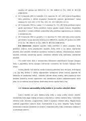 Lietuvos automobilių kelių tinklas, jo plėtros tendencijos ir ypatybės 5 puslapis