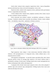 Lietuvos automobilių kelių tinklas, jo plėtros tendencijos ir ypatybės 6 puslapis