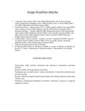 Jurgio Kunčino gyvenimo ir kūrybos apžvalga 4 puslapis
