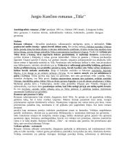 Jurgio Kunčino gyvenimo ir kūrybos apžvalga 6 puslapis