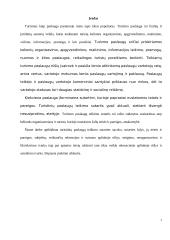 Turistinių paslaugų teikimo sutartis