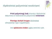  Vientisinio sakinio skyryba-taisyklės 19 puslapis