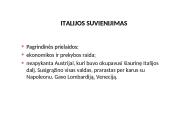 Italijos ir Vokietijos suvienijimai 2 puslapis