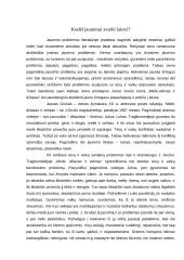 Kodėl jaunimui svarbi laisvė? (Grušas)