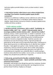 Hamleto analizė: antras ir trečias veiksmas 2 puslapis
