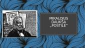 Mikalojus Daukša „Postilė“