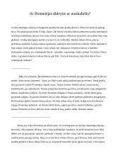 Kalbėjimas: Prometėjas didvyris ar nusikaltėlis